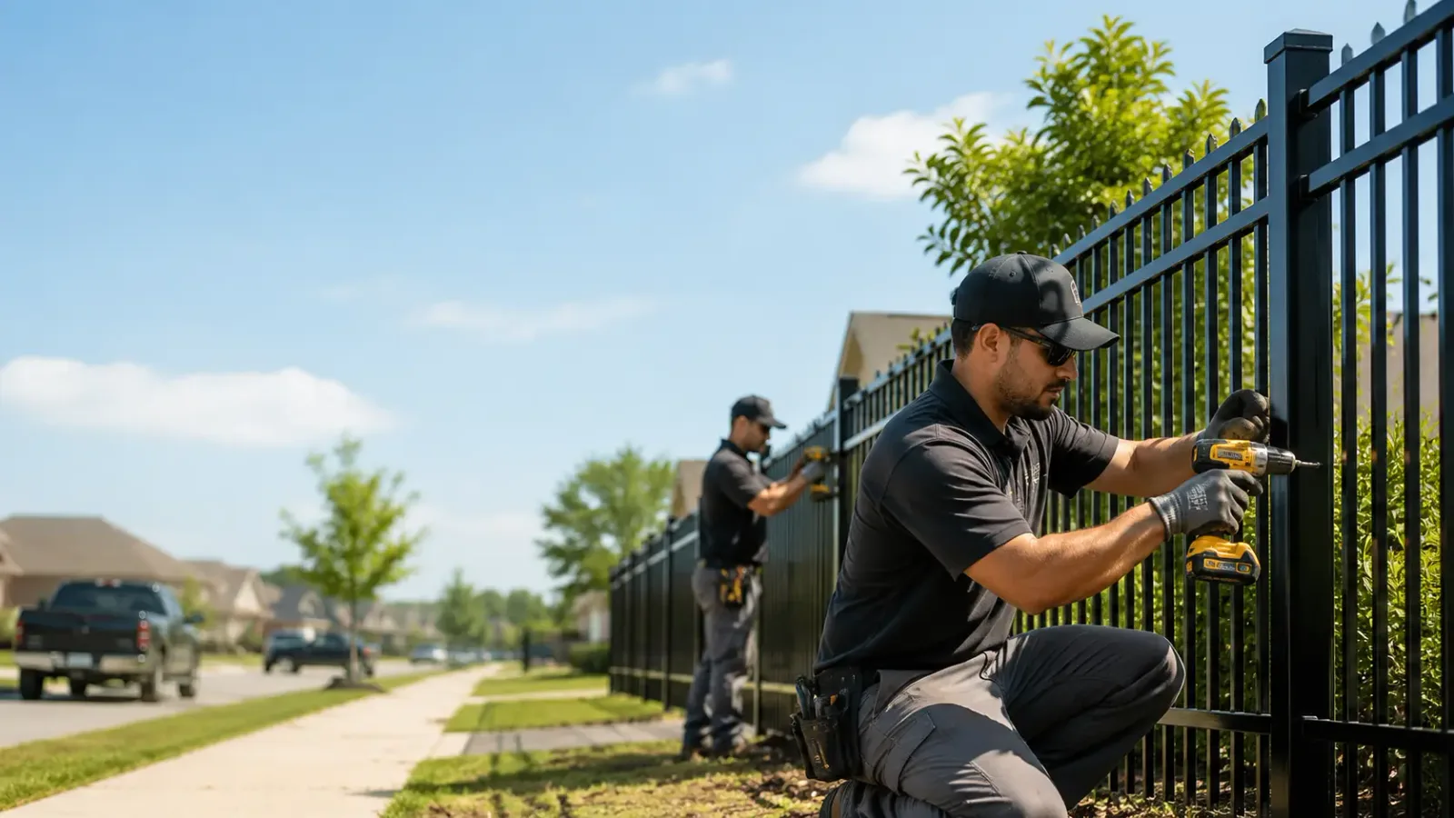 Metal Fence Installation in Huntsville, IL